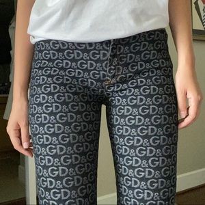 Dolce & Gabbana monogram jeans ( D&G)